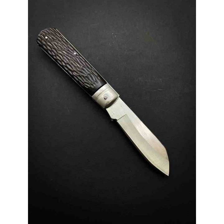 Couteau Kanetsune Slip Joint Craft Knife Lame Acier Carbone SK-4 Manche Plastique Made Japan KT404 - Livraison Gratuite
