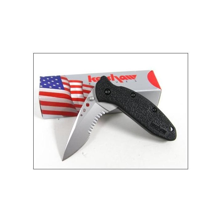 Couteau KERSHAW Scallion ASSISTED SERRATED ks1620ST - KERSHAW Made In USA