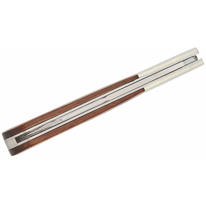 Couteau Bear & Son Heritage Large Barlow Manche Noyer Lame Acier Carbone 1095 Slip Joint Made USA BCC2180 - Livraison Gratuite