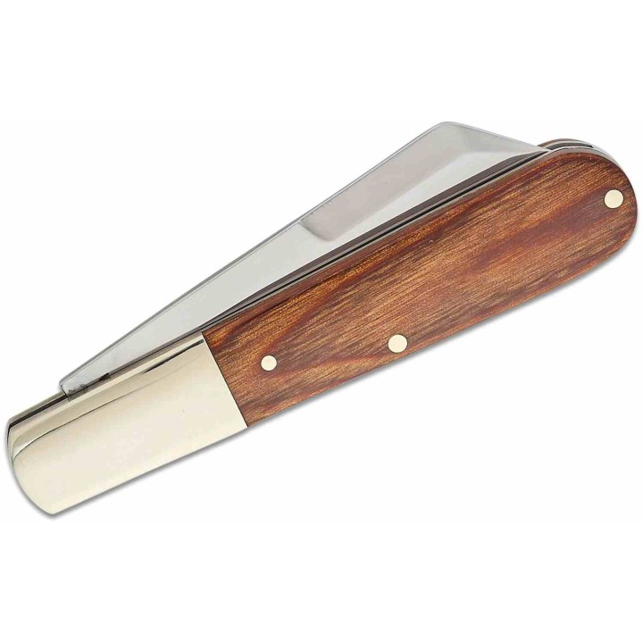 Couteau Bear & Son Heritage Large Barlow Manche Noyer Lame Acier Carbone 1095 Slip Joint Made USA BCC2180 - Livraison Gratuite
