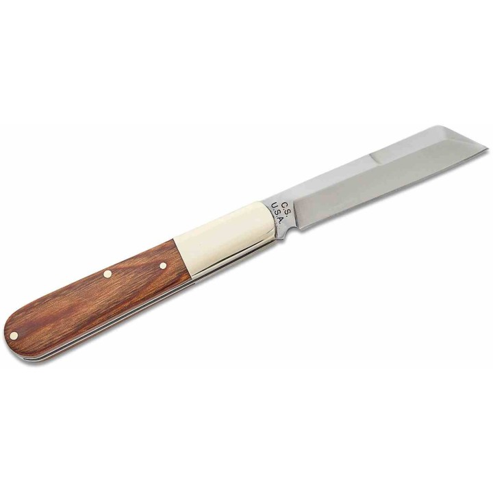 Couteau Bear & Son Heritage Large Barlow Manche Noyer Lame Acier Carbone 1095 Slip Joint Made USA BCC2180 - Livraison Gratuite