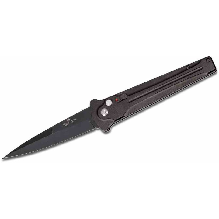 Couteau Automatique Bear & Son Auto Bold Action III Lame Acier 14C28N BLK Manche Alu Made USA BCAC350AIBKB - Livraison Gratuite