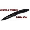 Couteau BodyGuard Smith&Wesson Little Pal Black Acier Titane 440C Manche Acier SWLPB - Livraison Gratuite