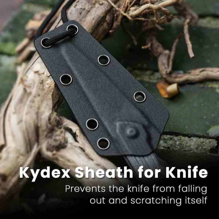 Couteau Kizer Cutlery Groom Blue Denim Lame Acier D2 Manche Micarta Etui Kydex KI1060A1 - Livraison Gratuite