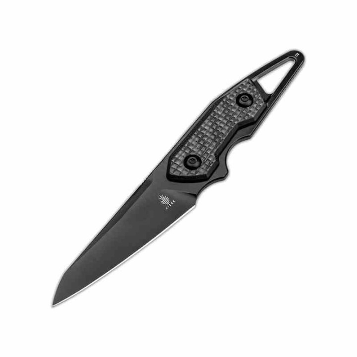 Couteau Kizer Cutlery Groom Lame Acier D2 Manche Fibre de Carbone Etui Kydex KI1060A2 - Livraison Gratuite