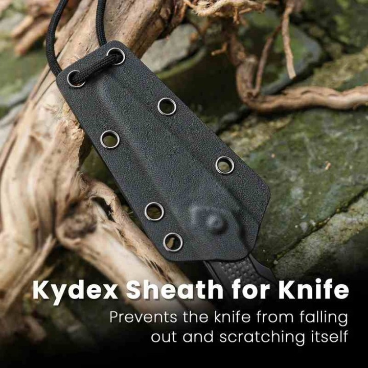 Couteau Kizer Cutlery Groom Lame Acier D2 Manche Fibre de Carbone Etui Kydex KI1060A2 - Livraison Gratuite