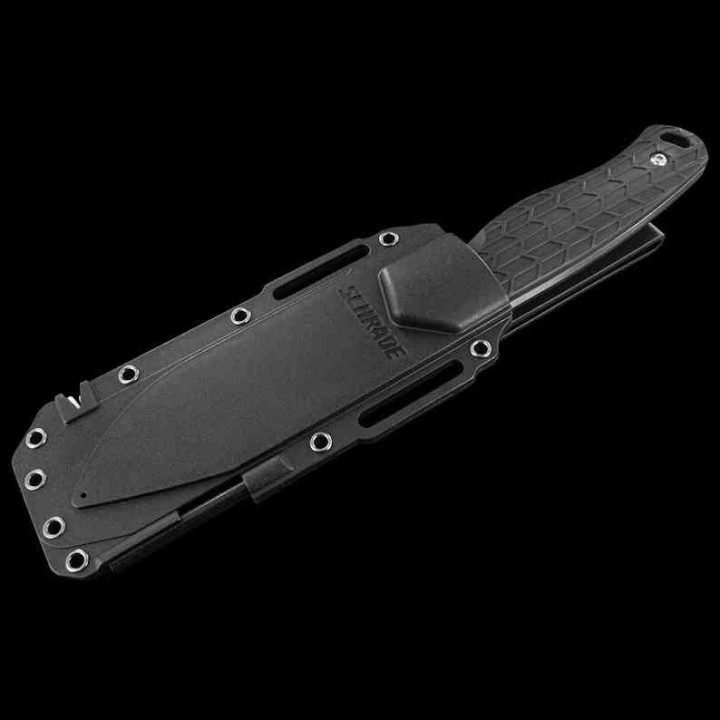 Couteau Schrade Delta Class Exertion Lame Acier AUS-10 Drop Point Manche FRN Etui Rigide SCH1159309 - Livraison Gratuite