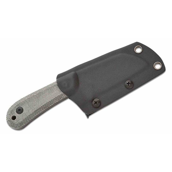 Couteau Kizer Deckhand Blackwash Lame Sheepsfoot Acier D2 Manche Micarta Etui Kydex KI1062A2 - Livraison Gratuite