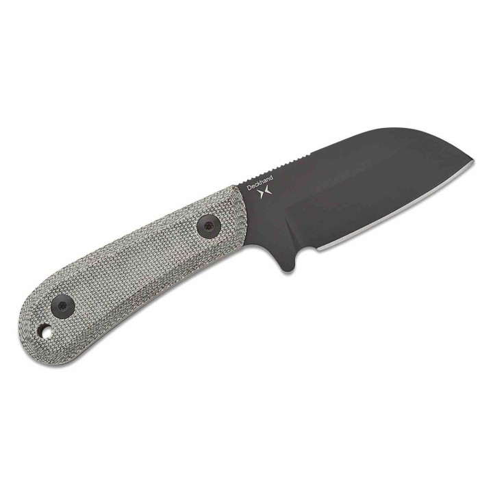 Couteau Kizer Deckhand Blackwash Lame Sheepsfoot Acier D2 Manche Micarta Etui Kydex KI1062A2 - Livraison Gratuite