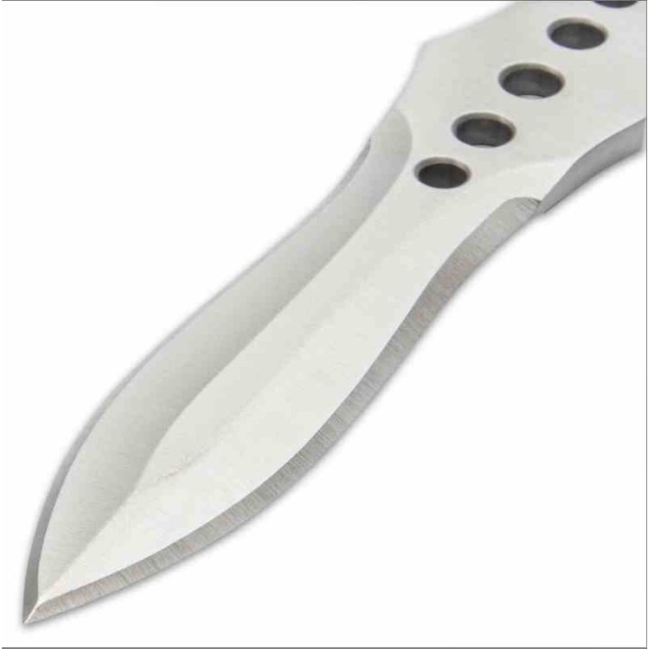 Set de 3 Couteaux de Lancer Hibben Master Throwing Knives Acier 3Cr13 Etui Nylon GH5118 - Livraison Gratuite
