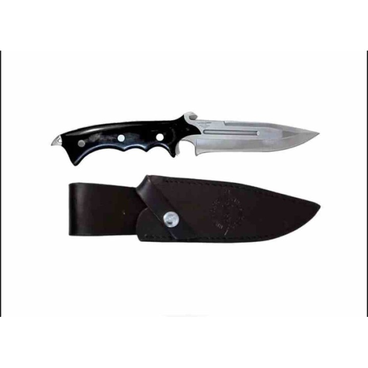 Bowie Couteau Hibben Legacy Bowie Acier 7Cr17 Manche Micarta Etui Cuir GH5027 - Livraison Gratuite