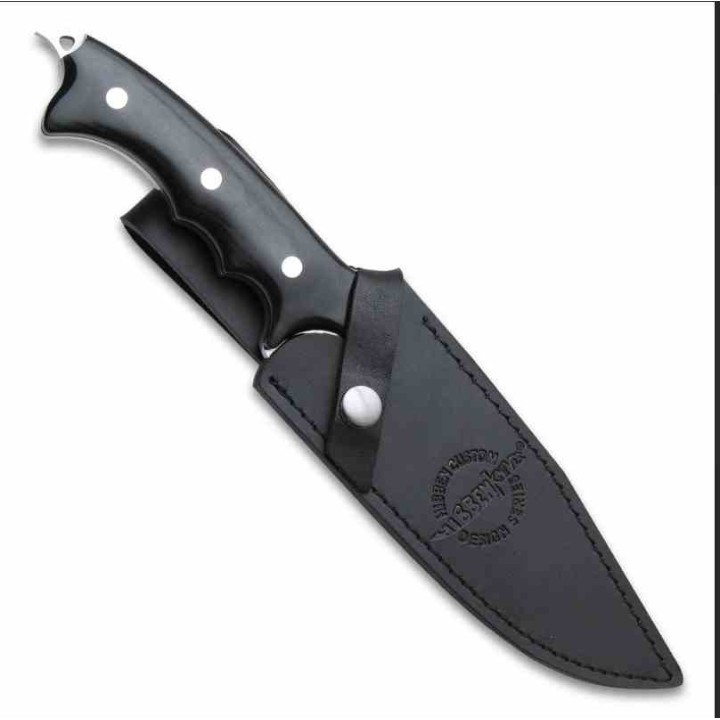 Bowie Couteau Hibben Legacy Bowie Acier 7Cr17 Manche Micarta Etui Cuir GH5027 - Livraison Gratuite