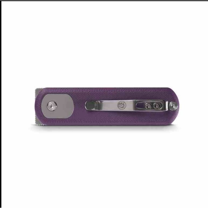 Couteau Vosteed Corgi Pup Purple Manche G10 Lame Acier CPM-S35VN Satin Trek Lock IKBS Clip VOSA0724 - Livraison Gratuite