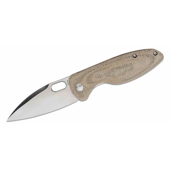 Couteau Arcform Sabre Green Manche Micarta Lame Acier CPM-20CV Satin Linerlock Clip ARC0150 - Livraison Gratuite