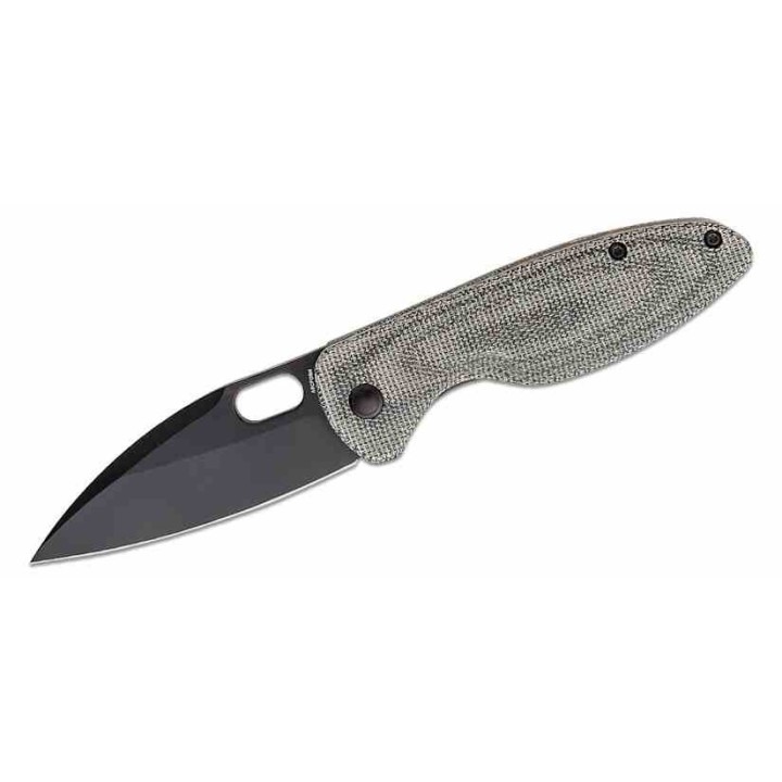 Couteau Arcform Sabre Black Manche Micarta Lame Acier CPM-20CV Blackwash Linerlock Clip ARC0151 - Livraison Gratuite