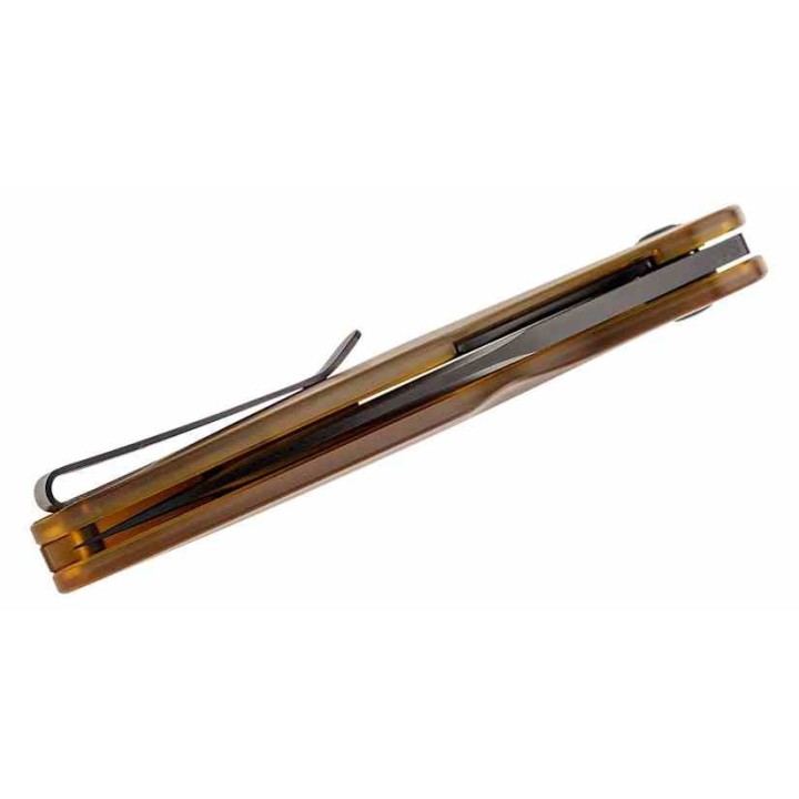 Couteau Arcform Sabre Ultem Lame Acier CPM-20CV Blackwash Linerlock Clip ARC0149 - Livraison Gratuite