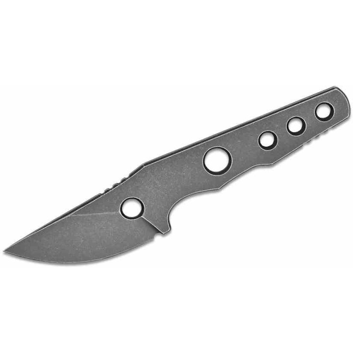 Couteau Petrified Fish Bison Lame Acier 14C28N Gray SW Manche Acier Etui Kydex Tek-Lok Clip PFKE13GAW - Livraison Gratuite