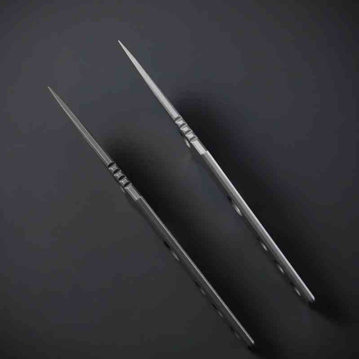 Couteau Petrified Fish Bison Lame Acier 14C28N Gray SW Manche Acier Etui Kydex Tek-Lok Clip PFKE13GAW - Livraison Gratuite