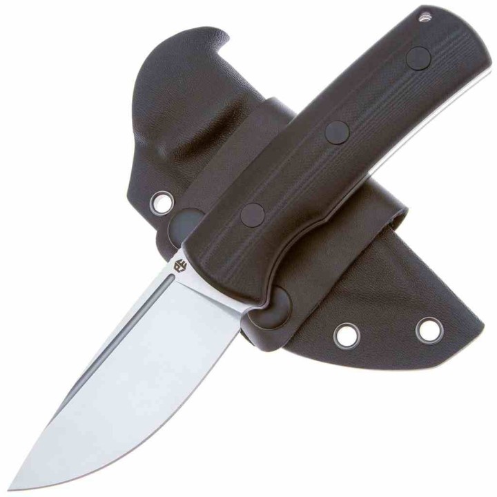 Couteau Petrified Fish Beluga Black Manche G10 Lame Satin Acier N690 Etui Kydex Teck Lock PFKP01FDS - Livraison Gratuite