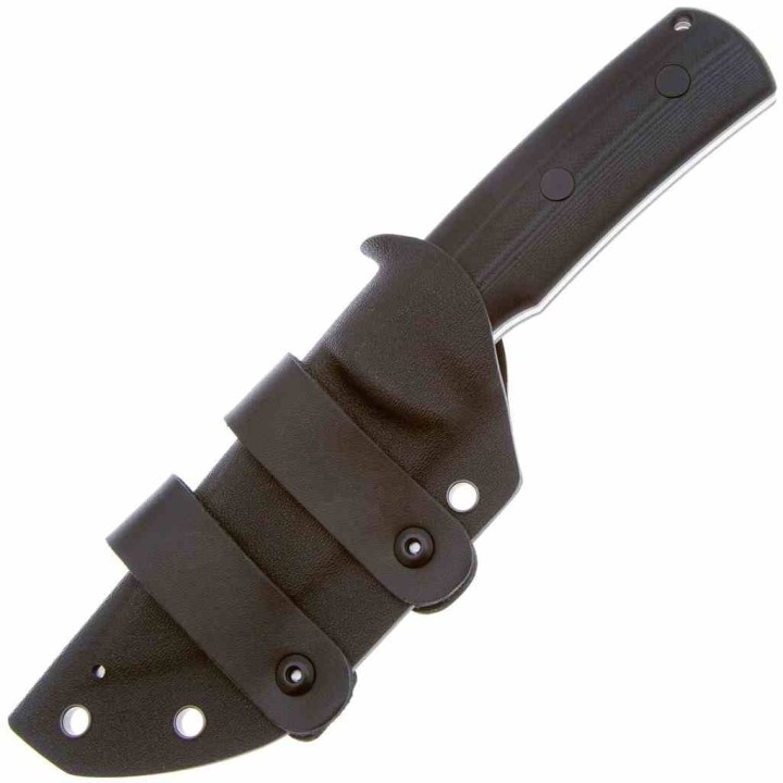Couteau Petrified Fish Beluga Black Manche G10 Lame Satin Acier N690 Etui Kydex Teck Lock PFKP01FDS - Livraison Gratuite