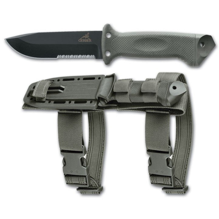 Couteau Gerber LMF II Infantry Green Acier 12C27 Etui MOLLE Made In USA G1626 - Livraison Gratuite