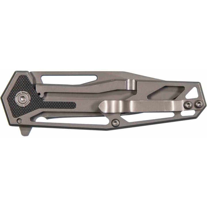 Couteau Schrade Cage Lame Acier 9Cr18MoV Manche Acier/G10 Frame Lock Clip SCH1084283 - Livraison Gratuite