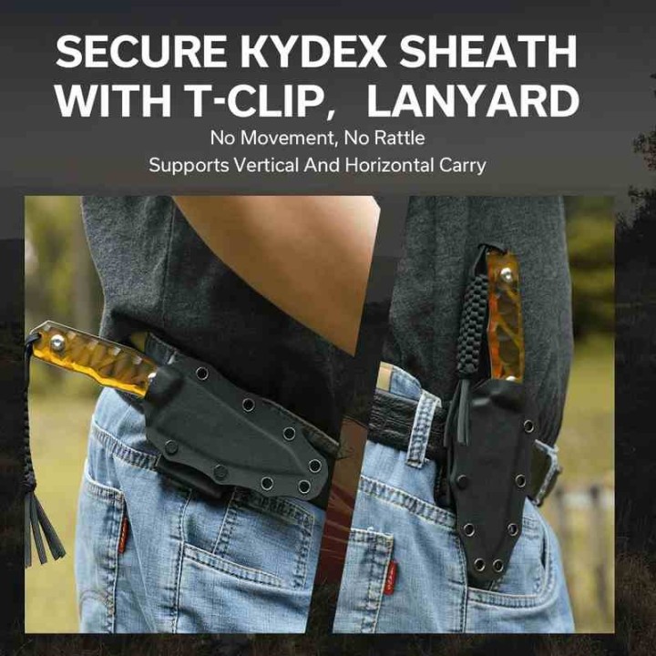 Couteau CIVIVI Propugnator Yellow Manche Ultem Lame Acier D2 SW Etui Kydex CIVC230023 - Livraison Gratuite