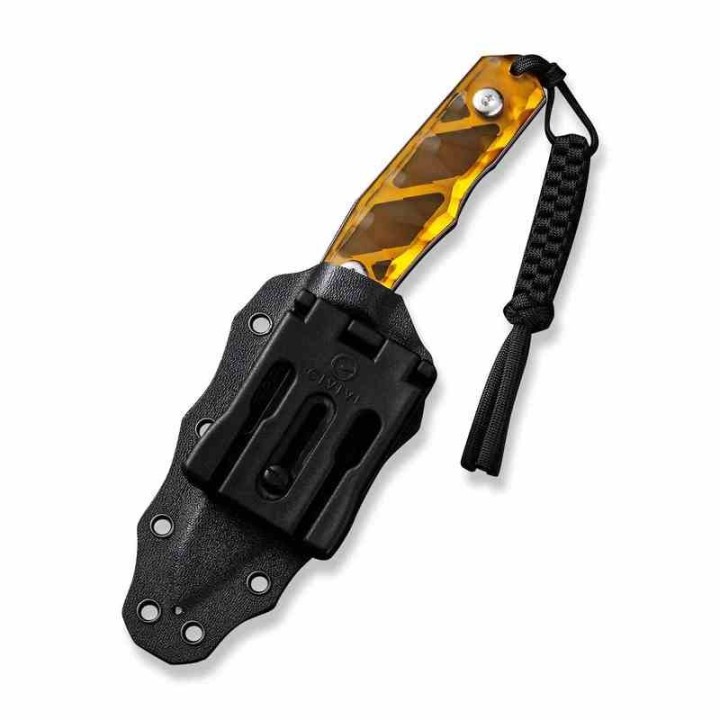 Couteau CIVIVI Propugnator Yellow Manche Ultem Lame Acier D2 SW Etui Kydex CIVC230023 - Livraison Gratuite