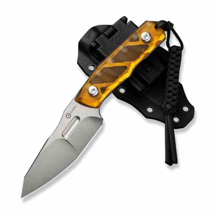 Couteau CIVIVI Propugnator Yellow Manche Ultem Lame Acier D2 SW Etui Kydex CIVC230023 - Livraison Gratuite