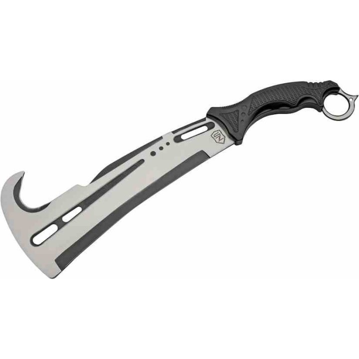 Couteau Sierra Zulu Clawhook Machete Lame Acier 3Cr13 Hook Manche TPR Etui Nylon SZ5601 - Livraison Gratuite