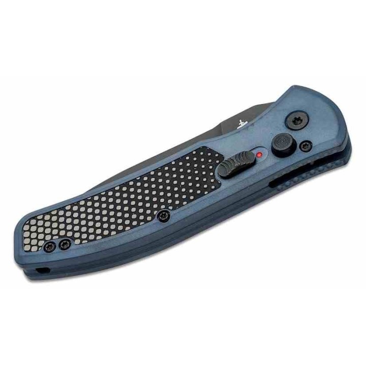 Couteau Automatique Gerber Empower Blue Manche Alu Lame Acier S30V Black Plunge Lock Clip USA G1319 - Livraison Gratuite
