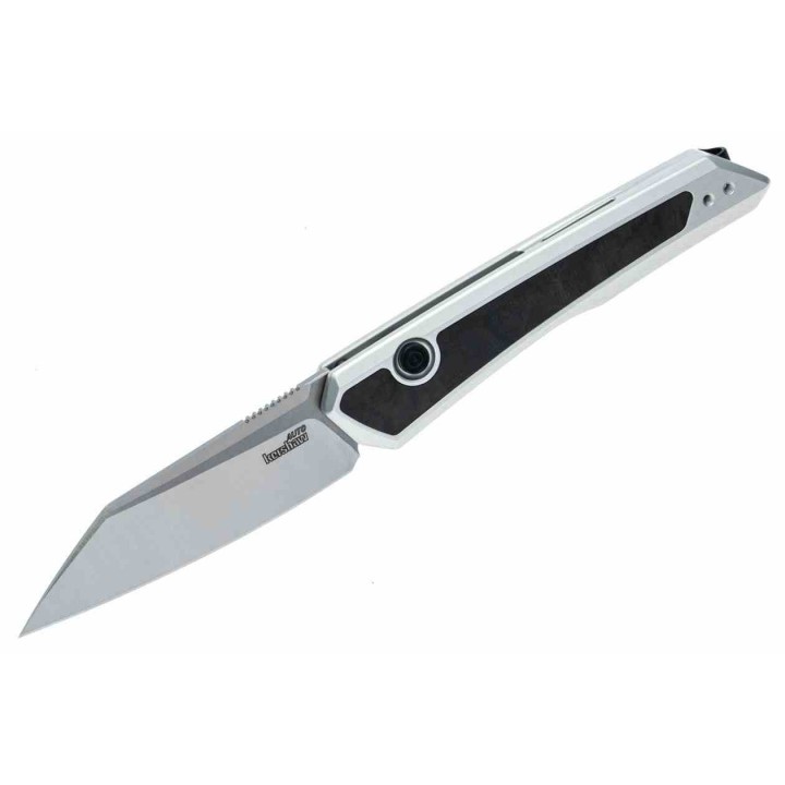 Couteau Automatique Kershaw Launch 20 Lame Acier CPM-MagnaCut Manche Alu/FCarbone Button Lock USA KS7050 - Livraison Gratuite