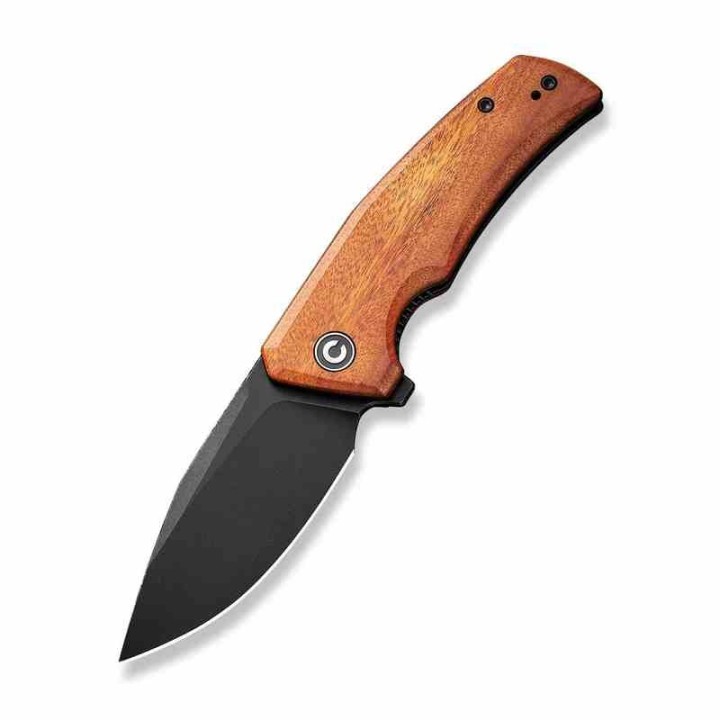 Couteau CIVIVI Regulatron Guibourtia Manche Bois Lame Acier Nitro-V Blk IKBS Linerlock Clip CIVC230063 - Livraison Gratuite