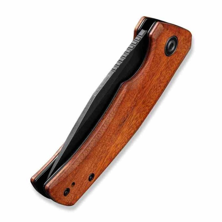 Couteau CIVIVI Regulatron Guibourtia Manche Bois Lame Acier Nitro-V Blk IKBS Linerlock Clip CIVC230063 - Livraison Gratuite