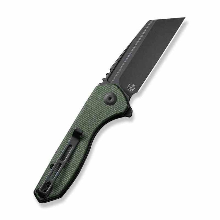 Couteau CIVIVI ExOne Green Manche Micarta Lame Tanto Reverse Nitro-V Blk IKBS Linerlock Clip CIVC230363 - Livraison Gratuite