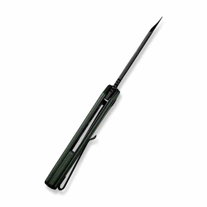 Couteau CIVIVI ExOne Green Manche Micarta Lame Tanto Reverse Nitro-V Blk IKBS Linerlock Clip CIVC230363 - Livraison Gratuite