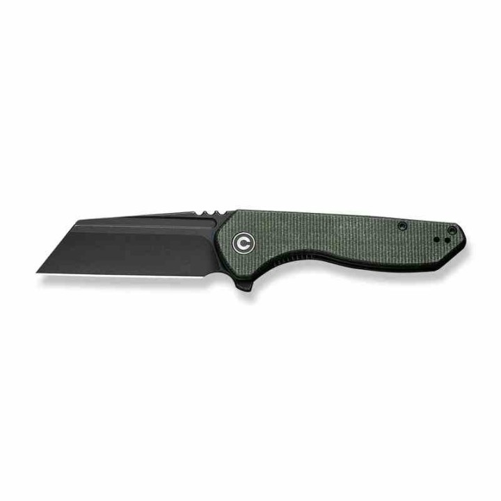 Couteau CIVIVI ExOne Green Manche Micarta Lame Tanto Reverse Nitro-V Blk IKBS Linerlock Clip CIVC230363 - Livraison Gratuite