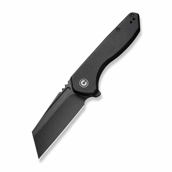 Couteau CIVIVI ExOne Black Manche G10 Lame Tanto Reverse Nitro-V Blk IKBS Linerlock Clip CIVC230361 - Livraison Gratuite