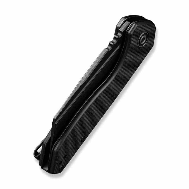 Couteau CIVIVI ExOne Black Manche G10 Lame Tanto Reverse Nitro-V Blk IKBS Linerlock Clip CIVC230361 - Livraison Gratuite