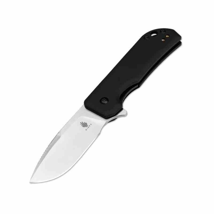Couteau Kizer Nice Guy Black Manche Aluminum Lame Acier Nitro V SW IKBS Linerlock Clip KIV3011A2 - Livraison Gratuite