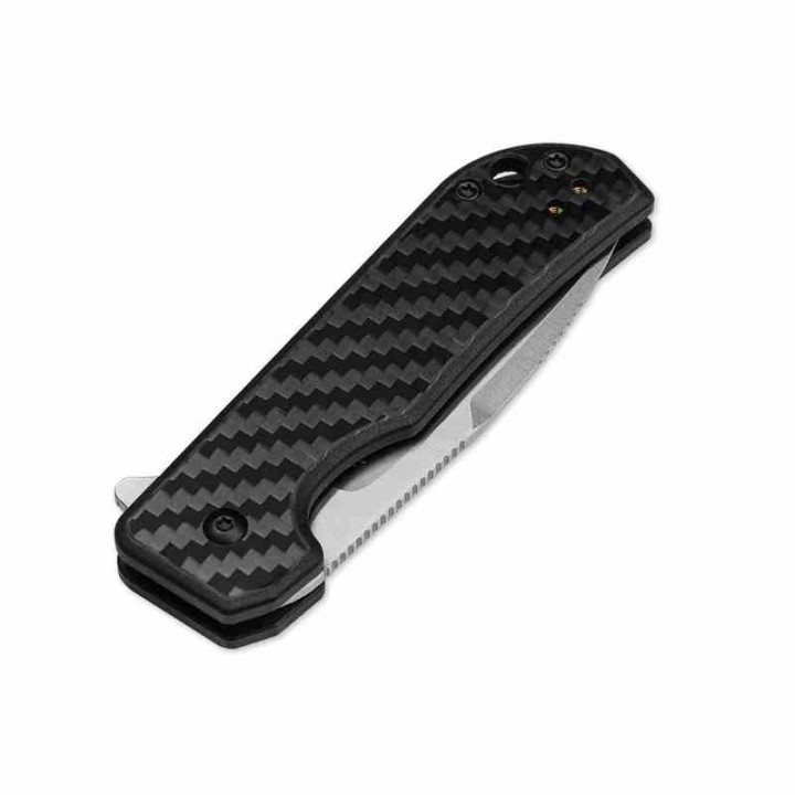 Couteau Kizer Nice Guy Black Manche G10/Carbon Fiber Lame Acier 154CM SW IKBS Linerlock Clip KIV3011C1 - Livraison Gratuite