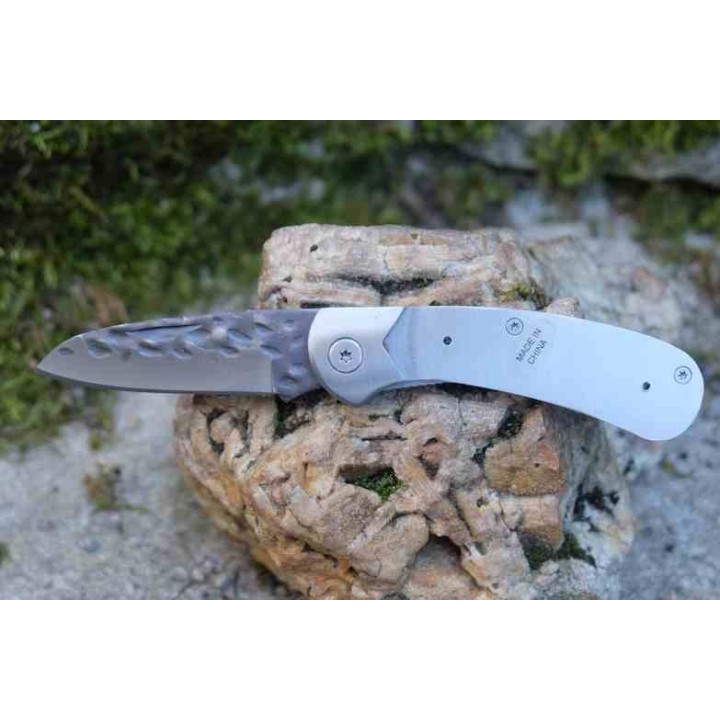 Couteau A Assembler Premium Knife Supply Wolverine Linerlock Lame Martelée PKSSCF81 - Livraison Gratuite