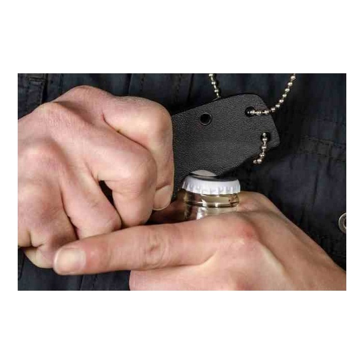 Couteau TOPS Bartender Defender XL Neck Lame Acier 1095 Carbone Gray Etui Kydex Made USA TPBARXL - Livraison Gratuite