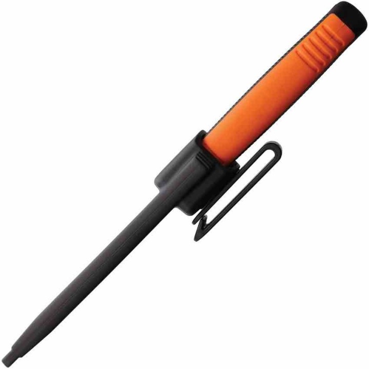 Lot de 3 Couteau de Chasse Buschraft Marbles Manche Orange Black Lame Acier Inox Etui Nylon MR692 - Livraison Gratuite