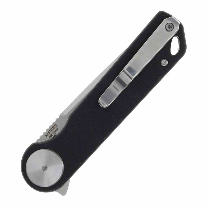 Couteau Marble's Black Manche Micarta Lame Acier D2 Drop Point Linerlock MR689 - Livraison Gratuite
