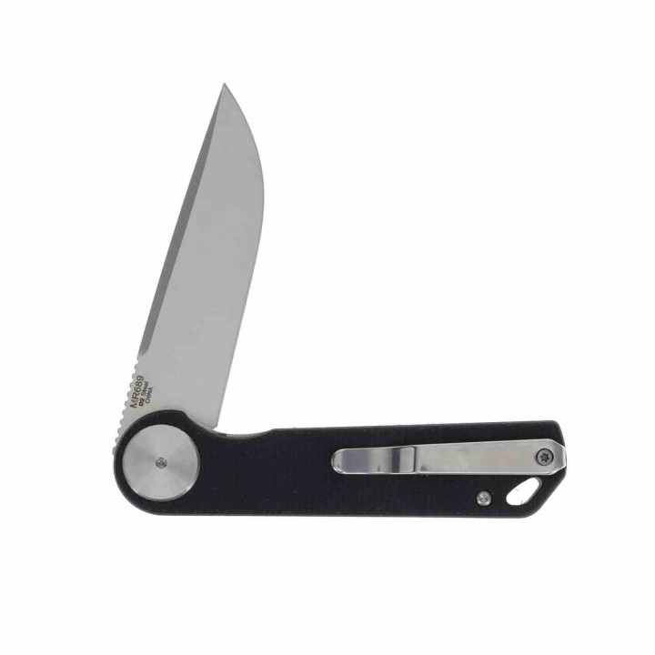 Couteau Marble's Black Manche Micarta Lame Acier D2 Drop Point Linerlock MR689 - Livraison Gratuite