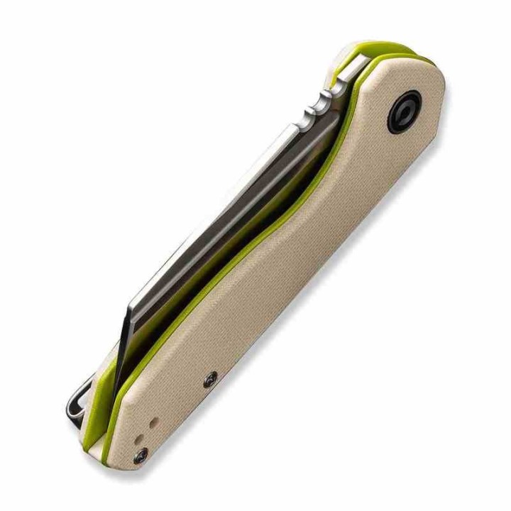 Couteau CIVIVI ExOne Ivory Manche G10 Lame Tanto Reverse Nitro-V IKBS Linerlock Clip CIVC230362 - Livraison Gratuite