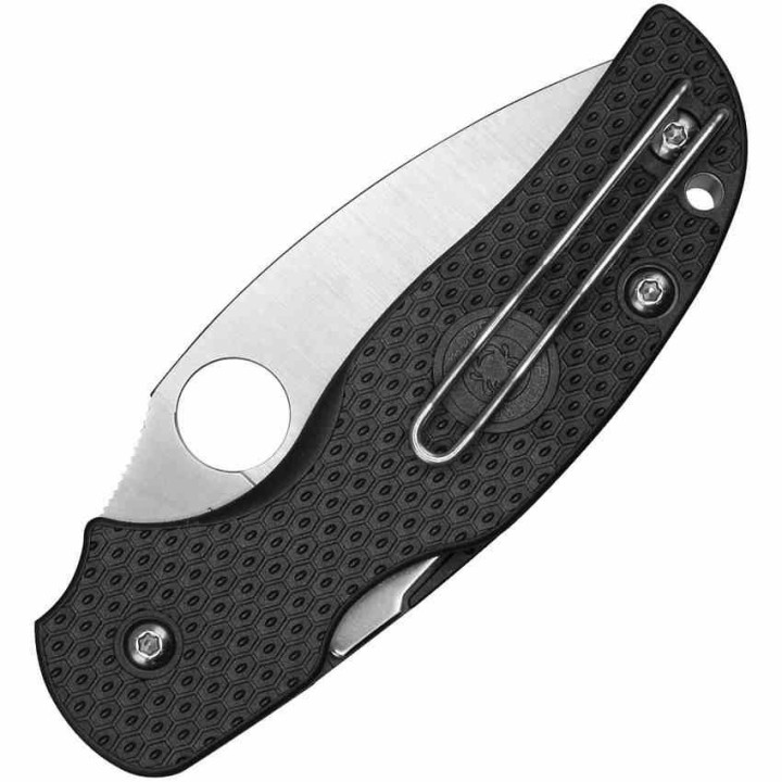 Couteau Spyderco Sage 5 Compression Lock Lame CPM-S30V Manche FRN Clip SC123PBK - Livraison Gratuite
