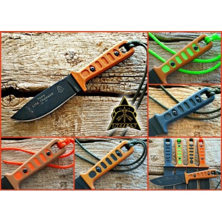 Couteau de Survie Tops Lite Trekker Survival 1095 Manche Micarta Firestarter TPTLT01T - Livraison Gratuite