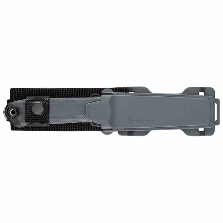 Couteau Gerber StrongArm Camp Grey Lame Acier 420HC Manche GFN Etui Plastique Plastic Made USA G1069216 - Livraison Gratuite